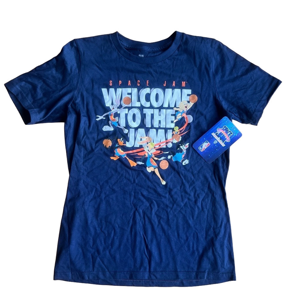 Space Jam NBA Welcome to the Jam Youth Tee Size M 10/12 SKU#B2499